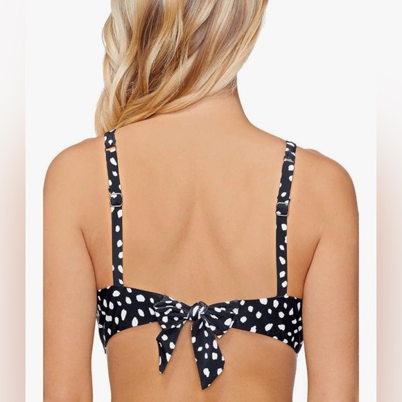 Island Escape Women's Printed Underwire Bikini Swim Top Size 10 - Picture 3 of 5